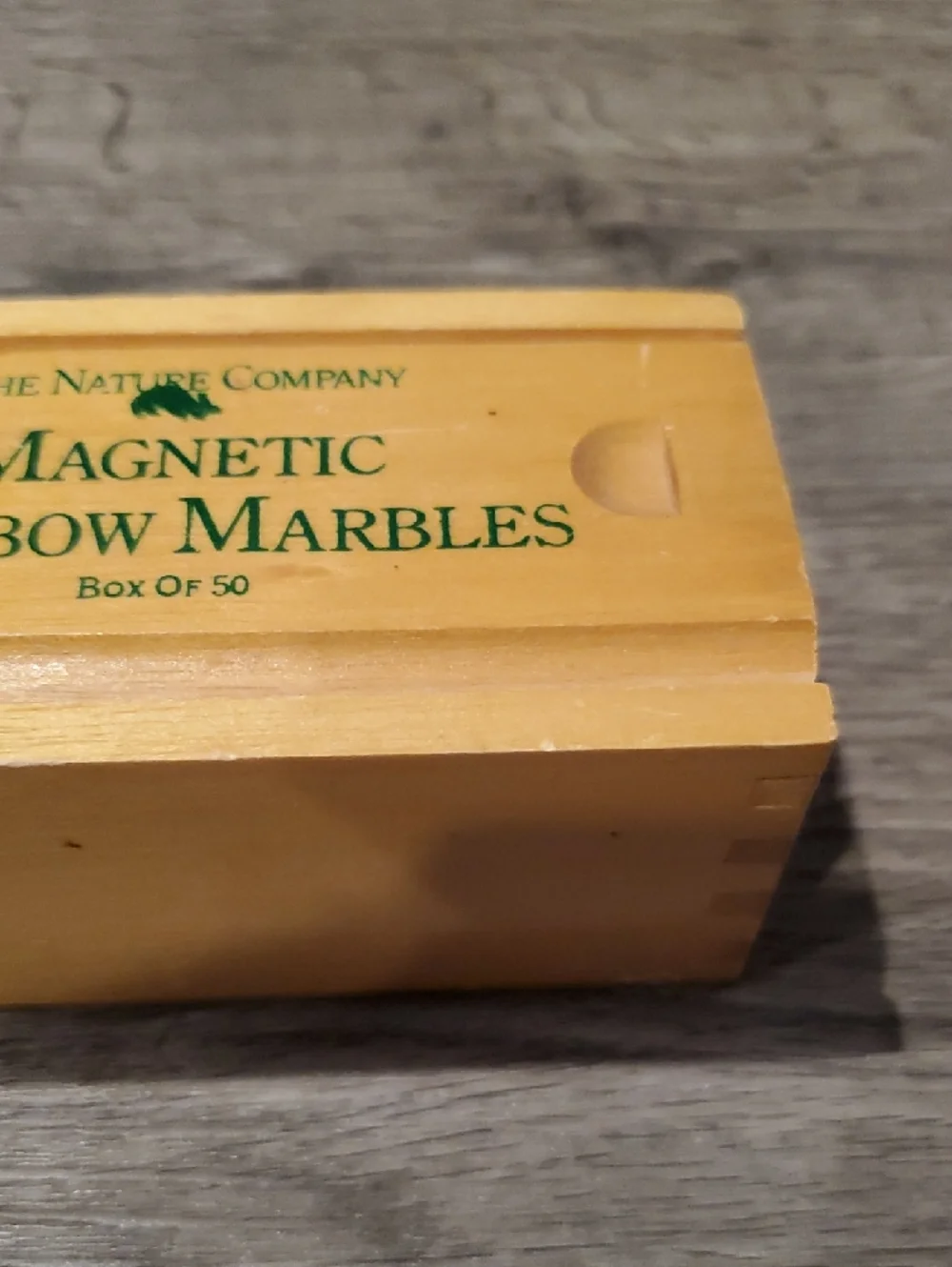 ❣️Magnetic Marbles Wooden Box